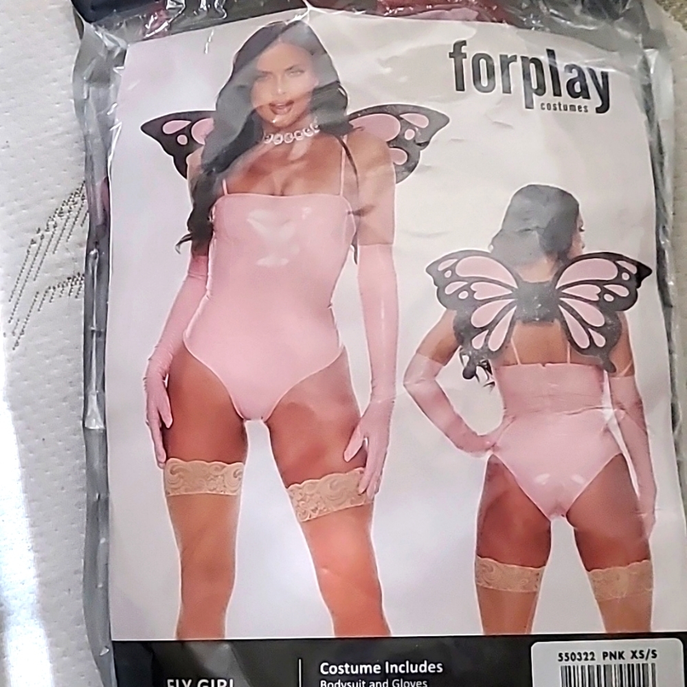 Forplay Pink Bodycon with Pink Gloves